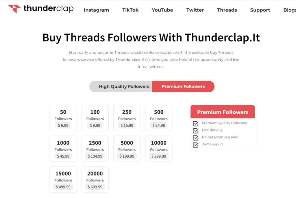 Thunderclap.it Buy Threads followers