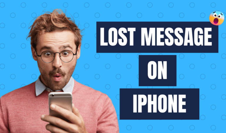 Lost Messages on iPhone