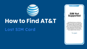 How to find AT&T lost SIM card